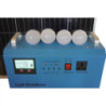 panneau 150W - station d'energie solaire  Onduleur hybride - 4 ampoules LED