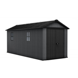 Abri de jardin en résine 11,2m² Newton 7517 gris + plancher - Keter