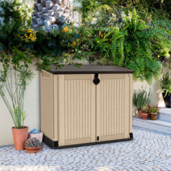 Coffre multifonctionnel - 880L  - en résine - beige - Keter