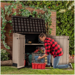 Coffre multifonctionnel - 880L  - en résine - beige - Keter