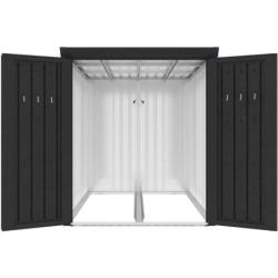 Abri pour 3 vélos avec rail coulissant X-METAL