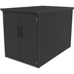 Abri pour 3 vélos avec rail coulissant X-METAL