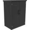 Armoire moderne extérieure en acier galvanisé anthracite Kosto X-METAL
