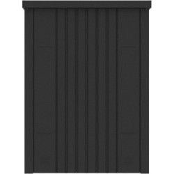 Armoire moderne extérieure en acier galvanisé anthracite Kosto X-METAL