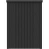 Armoire moderne extérieure en acier galvanisé anthracite Kosto X-METAL