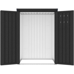 Armoire moderne extérieure en acier galvanisé anthracite Kosto X-METAL