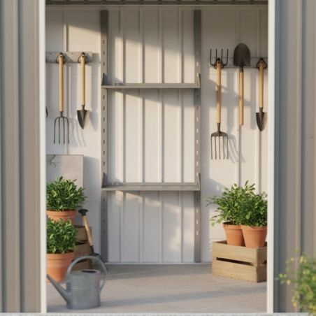 Lot de 2 étagères en acier galvanisé pour armoire Kosto X-METAL