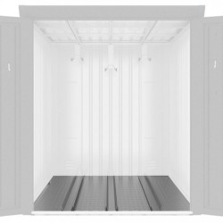 Plancher antidérapant de finition pour armoire de jardin Kosto X-Metal