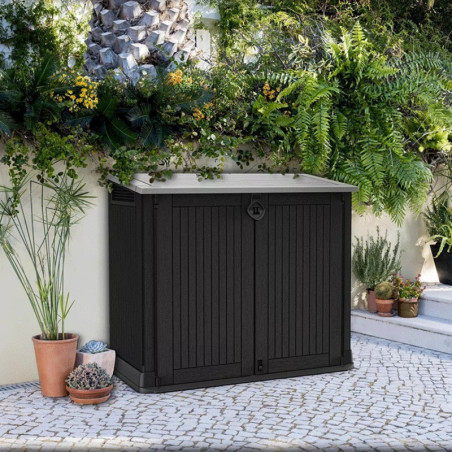 Coffre multifonctionnel - 880L  - en résine - noir - Keter