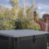 Coffre multifonctionnel - 880L  - en résine - noir - Keter