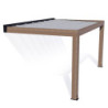 Helsinki pergola en bois et PC gris 300x470cm - Canopia by Palram