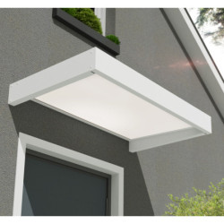 Marquise porte en acrylique blanc de 4mm Sophia™ 1600 - Canopia