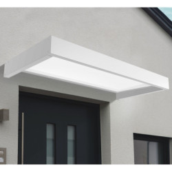 Marquise porte en acrylique blanc de 4mm Sophia™ 2150 - Canopia