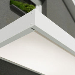 Marquise porte en acrylique blanc de 4mm Sophia™ 2150 - Canopia