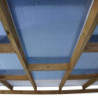 Toit de terrasse en bois et polycarbonate - 3x2m - Chalet et Jardin