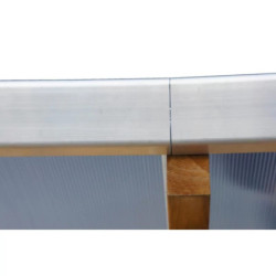 Toit de terrasse - 300x680cm - avec toit - bois massif - Chalet et Jardin