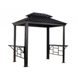 Abri barbecue Messina en aluminium et acier - 3,91m² - SOJAG