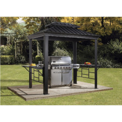 Abri barbecue Messina en aluminium et acier - 3,91m² - SOJAG