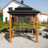 Abri barbecue Maui en aluminium et acier - 3,67m² - SOJAG