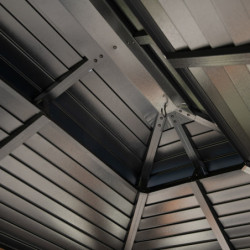 Abri barbecue Maui en aluminium et acier - 3,67m² - SOJAG