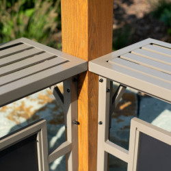 Abri barbecue Maui en aluminium et acier - 3,67m² - SOJAG