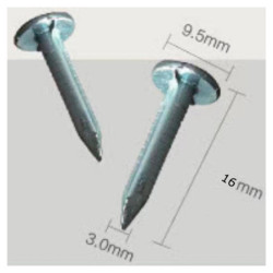 Pointes à clouer pour fixation couverture de toit shingle ou roofing