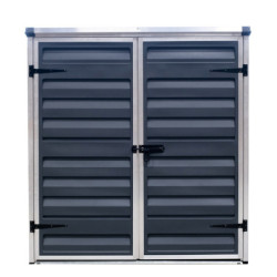 Abri Voyager anthracite - polycarbonate et alu - Canopia by Palram