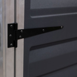 Abri Voyager anthracite - polycarbonate et alu - Canopia by Palram