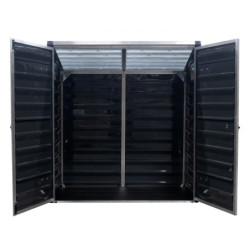 Abri Voyager anthracite - polycarbonate et alu - Canopia by Palram