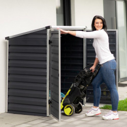 Abri Voyager anthracite - polycarbonate et alu - Canopia by Palram