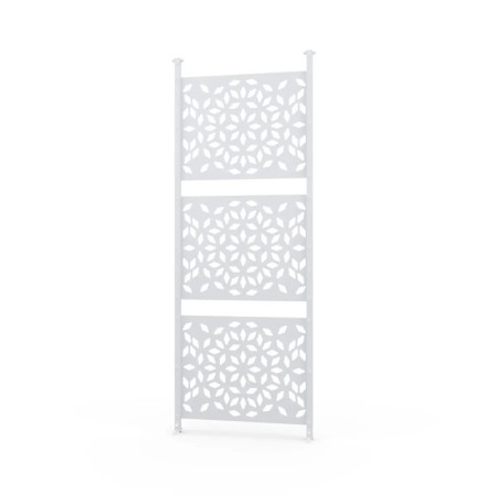 Brises-vues en acier blanc pour carport Libeccio – lot de 3 - Trigano