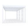Brises-vues en acier blanc pour carport Libeccio – lot de 3 - Trigano