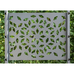 Brises-vues en acier gris pour carport Libeccio – lot de 5 - Trigano