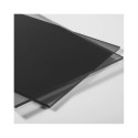 Pack de 3 plaques de polycarbonate transparent gris de remplacement - ep. 2mm gris longueur 300,9cm