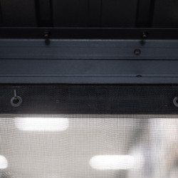 Pergola en alu et toit en acier - gris - Marsala 12,6m² - SOJAG