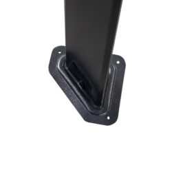 Pergola en alu et toit en acier - gris - Marsala 17,53m² - SOJAG