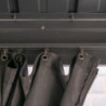 Pergola en alu et toit en acier - gris - Marsala 21,7m² - SOJAG