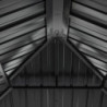 Pergola en alu et toit en acier - gris - Fontana 10,81m² - SOJAG