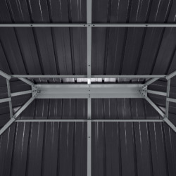 Pavillon en alu et toit en acier - gris - Olan 13,53m² - SOJAG