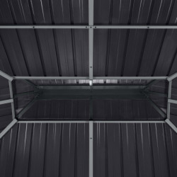 Pavillon en alu et toit en acier - gris - Olan 13,53m² - SOJAG