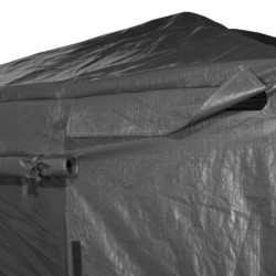 Couverture d'hiver pour pergola 298x298cm en polyéthylène gris - SOJAG