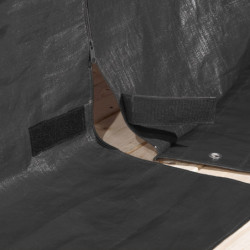 Couverture d'hiver pour pergola 298x298cm en polyéthylène gris - SOJAG