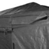 Couverture d'hiver pour pergola 363x598cm en polyéthylène gris - SOJAG