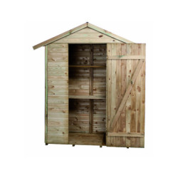 Armoire de jardin en bois traité, surface1,05m² LEO - Forest Style