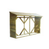 Abri bûches en bois traité - 310x80cm - Memphis XL - Cerland