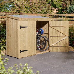 Coffre multifonctions 2000L en bois traité naturell - Rowlinson