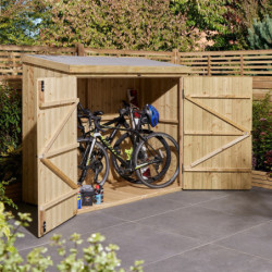 Coffre multifonctions 2000L en bois traité naturell - Rowlinson