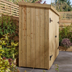 Coffre multifonctions 2000L en bois traité naturell - Rowlinson