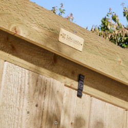 Coffre multifonctions 2000L en bois traité naturell - Rowlinson