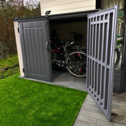 Coffre de jardin 2100L, multifonctions, conçu en PVC - Duramax